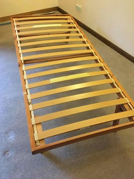Photo of free Up and under single beds, wood in good condition (Bridge of Allan FK9) #1