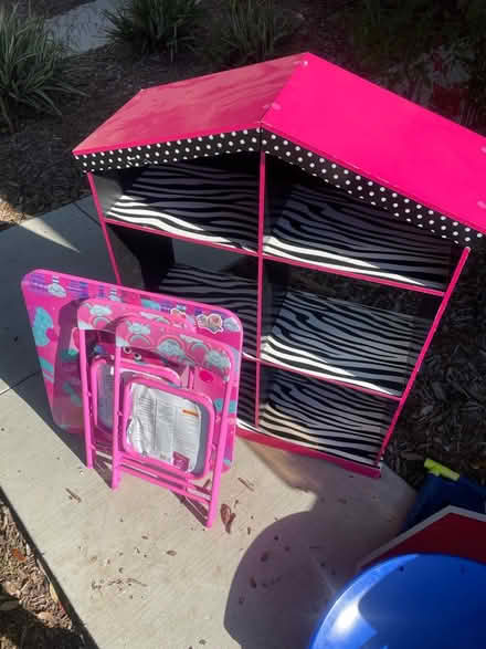 Photo of free Girls dollhouse & table (2984 Palmera Ln., Simi Valley) #1