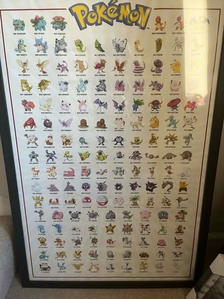 Photo of free Unframed Pokemon poster (Oldfield Brow, Altrincham) #1