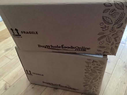 Photo of free boxes and brown paper packaging (Glasgow west end) #2