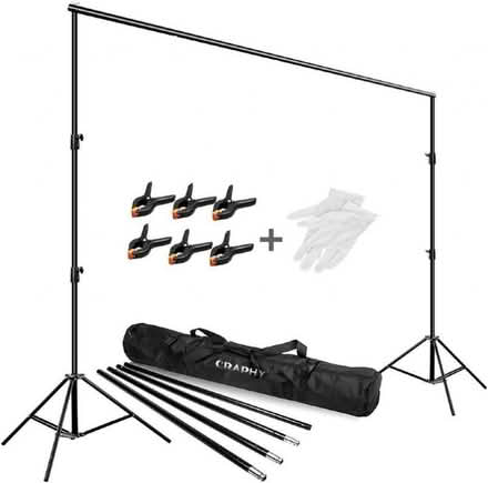 Photo of free Photographic softbox lights, white backdrop and stands (Bishopston BS7) #1