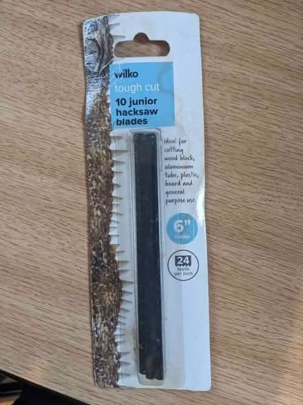 Photo of free Junior Hacksaw blades (Fulwood S10) #2