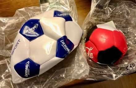 Photo of free New/unused Footballs x 2. (Kendal LA9) #2