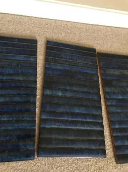 Photo of free Seven blue tiles (Brooke NR15) #4