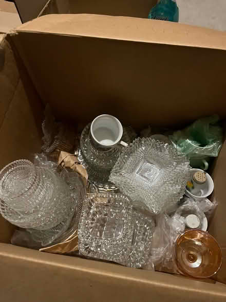 Photo of free Boxes of crystal dishes (7 Hills) #1