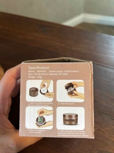 Photo of free Battery operated diffuser (Croydon NSW) #2