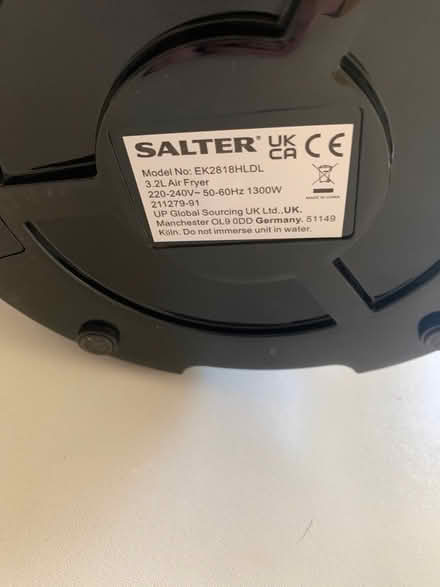 Photo of free Salter Air fryer (PR4) #2