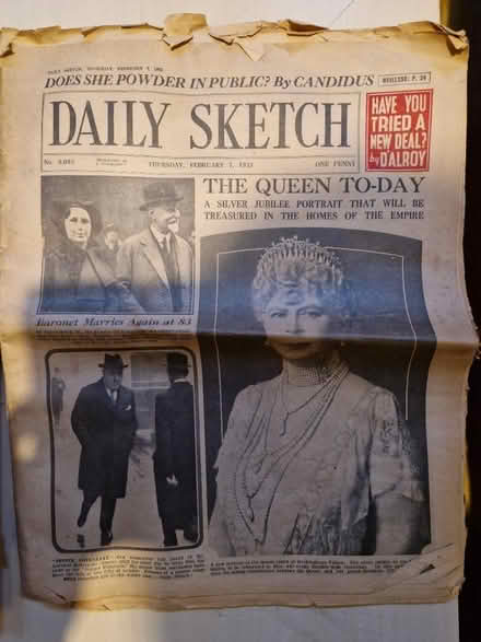 Photo of free 1934 Royal Wedding newspapers (Morley LS27) #3