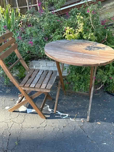Photo of free Wooden table and chairs (San Jose) #1