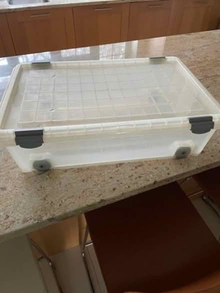 Photo of free Storage box with wheels (The Hockering GU22) #1
