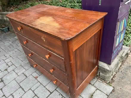 Photo of free Solid Wood 4 Drawer Dresser (Bluemont) #2