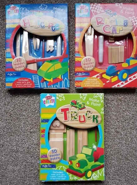 Photo of free Childrens wooden Craft Sets Age 5+ (Will Need Glue & Paint) (Handforth SK9) #2