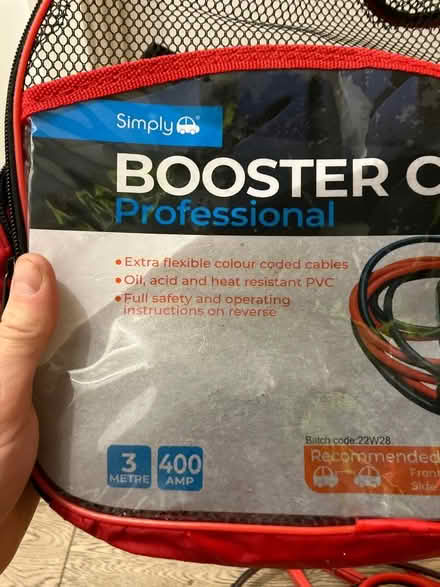 Photo of free Car jump leads (Horfield BS7) #3