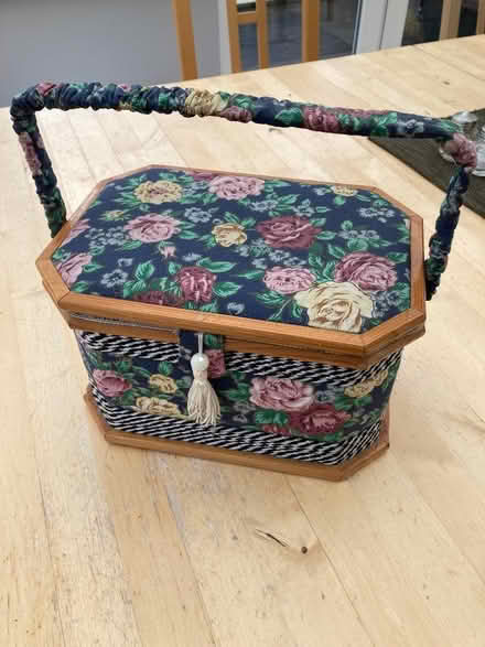 Photo of free Sewing box (Llanhennock NP18) #2