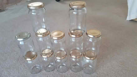 Photo of free dozen clean jam jars (Colyton) #1