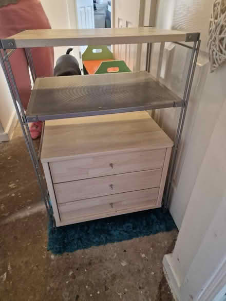 Photo of free 3 draw shelf unit (Lifford B14) #1