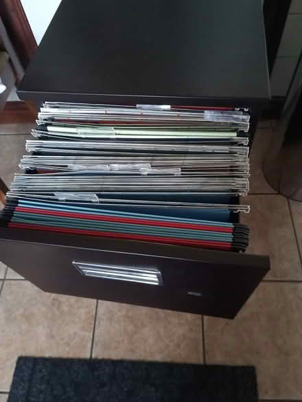 Photo of free Filing cabinet brown (Folksworth, Peterborough) #3