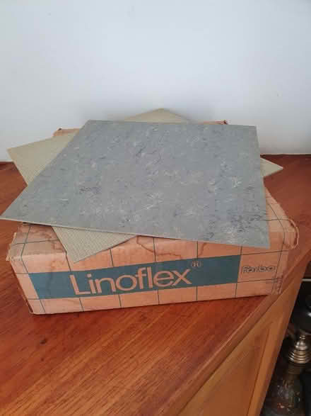 Photo of free 20 green lino tiles NW5 (Gospel Oak NW5) #2