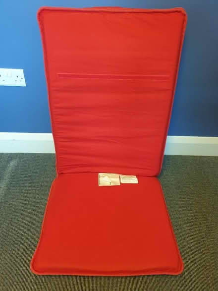 Photo of free Ikea Poang Cushion with Red Cover (KT1 The Triangle) #2