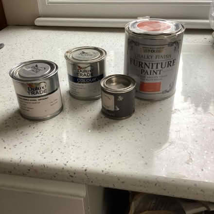 Photo of free Unused tin of tangerine chalky furniture paint (Malvern Link WR14) #1