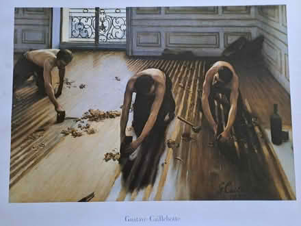 Photo of free Poster - The Floor Scrapers by Gustave Caillebotte (Fields End HP1) #1