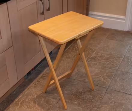 Photo of free wooden folding table (Westcotes LE3) #1