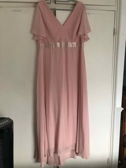Photo of free Size 24 Pink occasion dress (Chessington KT9) #2