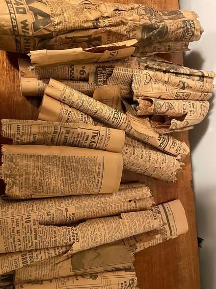 Photo of free Boston globe newspaper from 1926 (Arlington heights) #1