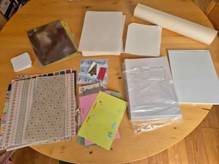 Photo of free Card making supplies (The Folders Lane Estate RH15) #1