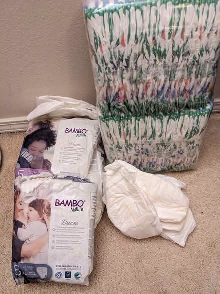 Photo of free Pullups and diapers size 4-5 (Cherry Chase) #1