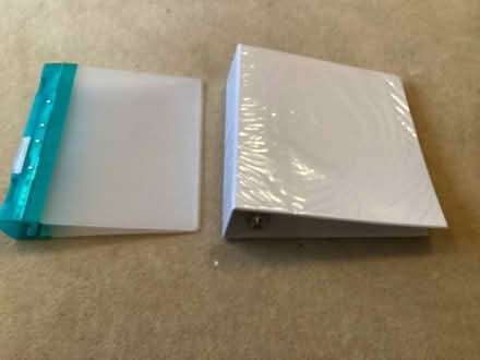 Photo of free Two A4 four hole ring binders (Charvil RG10) #2