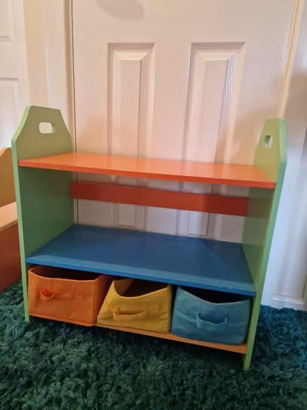 Photo of free Children's bookcase with storage and matching toy box (Lifford B14) #2