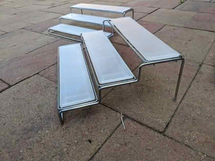 Photo of free Shelf for spices and spice bottles (Cupertino Public Library) #2