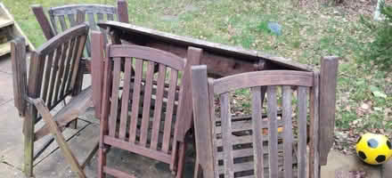 Photo of free Outdoor garden table and chairs (Stretford M32) #1