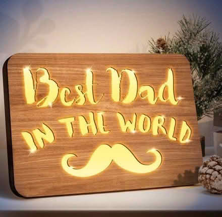 Photo of free Wooden led light plaque (WS4) #1