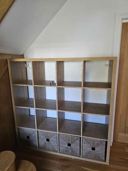 Photo of free Oak kallax 4x4 with inserts (CR8) #2