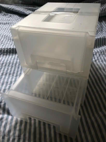 Photo of free Small Plastic drawers (Chessington KT9) #1
