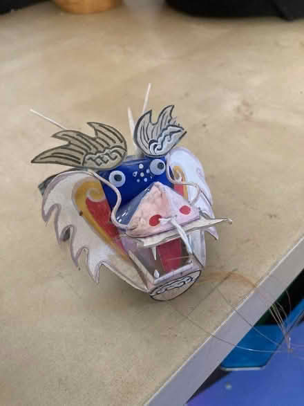 Photo of free Chinese paper dragon …. V long (Oswestry SY11) #1