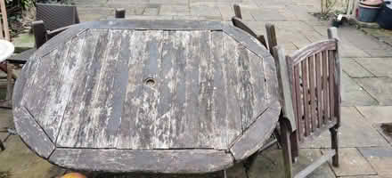 Photo of free Outdoor garden table and chairs (Stretford M32) #2