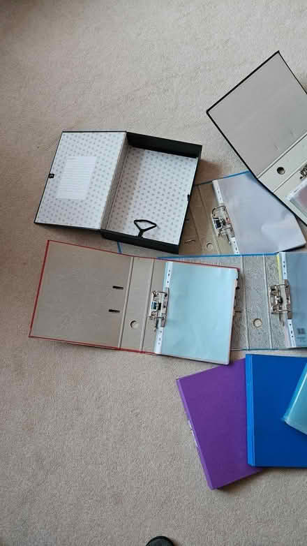 Photo of free Various A4 hard folders (Leckhampton GL53) #3