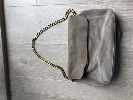 Photo of free Grey suede bag (Honor Oak SE23) #2