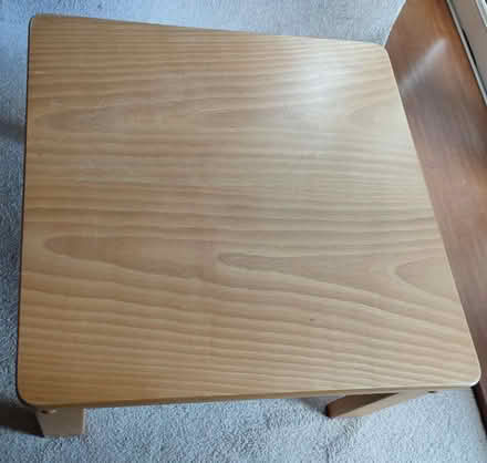 Photo of free Square, pale hardwood coffee table (St Mary Cray BR5) #1