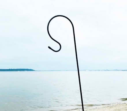 Photo of Metal garden pole with hook - to hang feeder (North Tonbridge TN10) #1