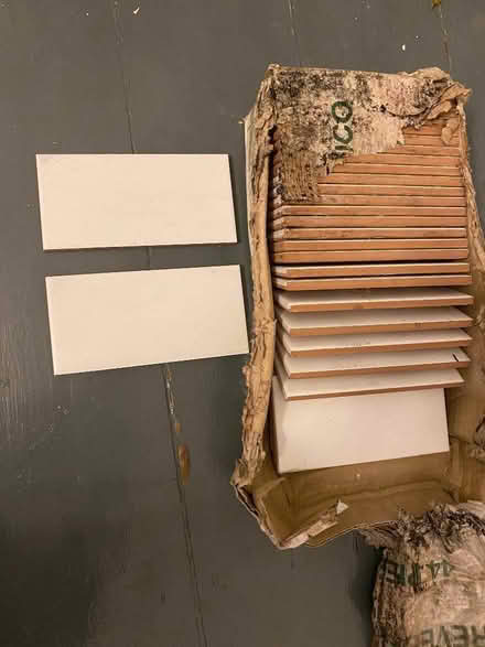 Photo of free 24 White tiles (Aldrington BN3) #1