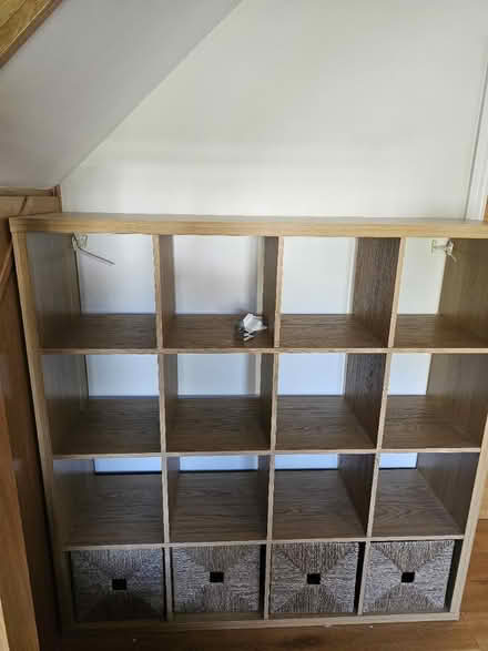 Photo of free Oak kallax 4x4 with inserts (CR8) #3
