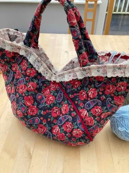 Photo of free Knitting/wool bag (Llanhennock NP18) #2