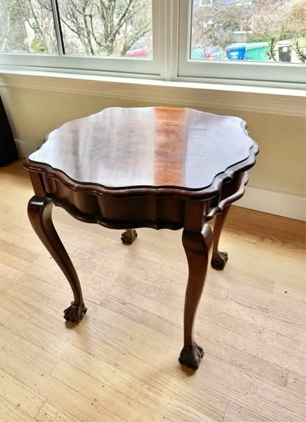 Photo of free Antique wood side table (Magnolia Seattle 98199) #2