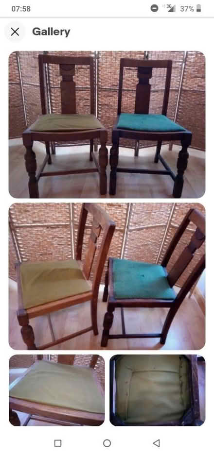 Photo of free Hardwood Chairs (Thornhill) #1