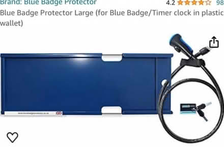 Photo of Blue Badge Protector Lockable (Tooting SW17) #1