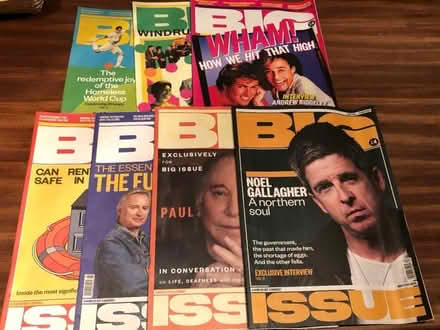 Photo of free 7 copies of the big issue (Coggeshall Hamlet CO5) #1